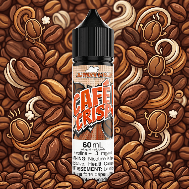 Cafe Crisp by Maverick E-Liquid Airdrie Vape SuperStore and Bong Shop Alberta Canada