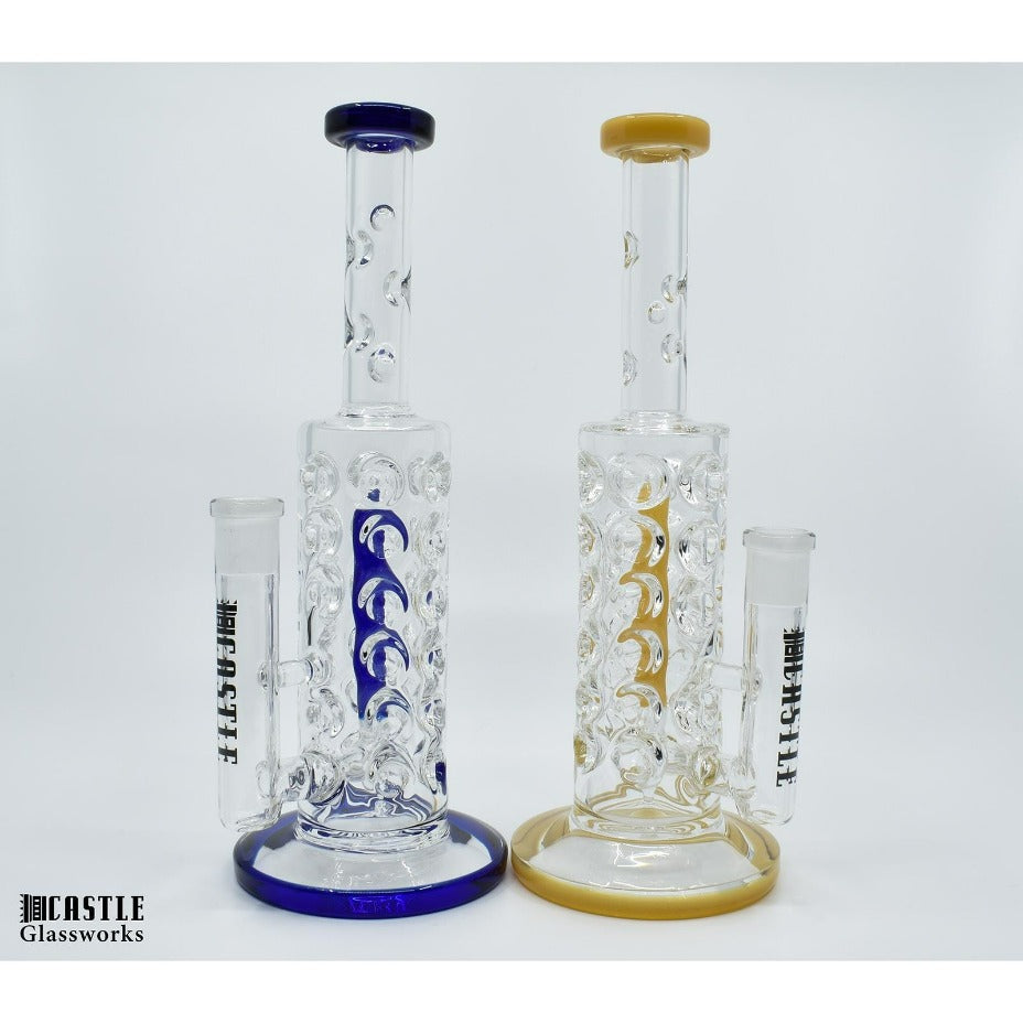 Castle Glassworks 7mm Vertical Inline Dab Rig-10" Airdrie Vape SuperStore and Bong Shop Alberta Canada