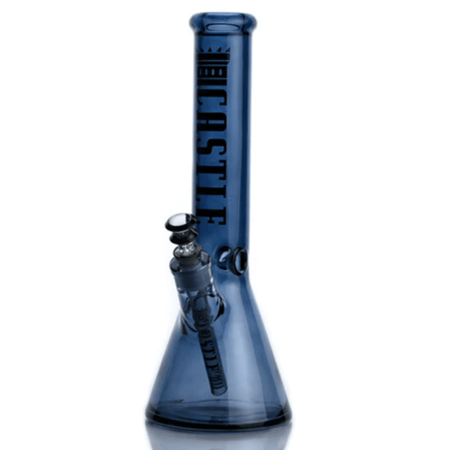 Castle Glassworks 9mm Electroplated Beaker 14" 14" / Grey Airdrie Vape SuperStore and Bong Shop Alberta Canada