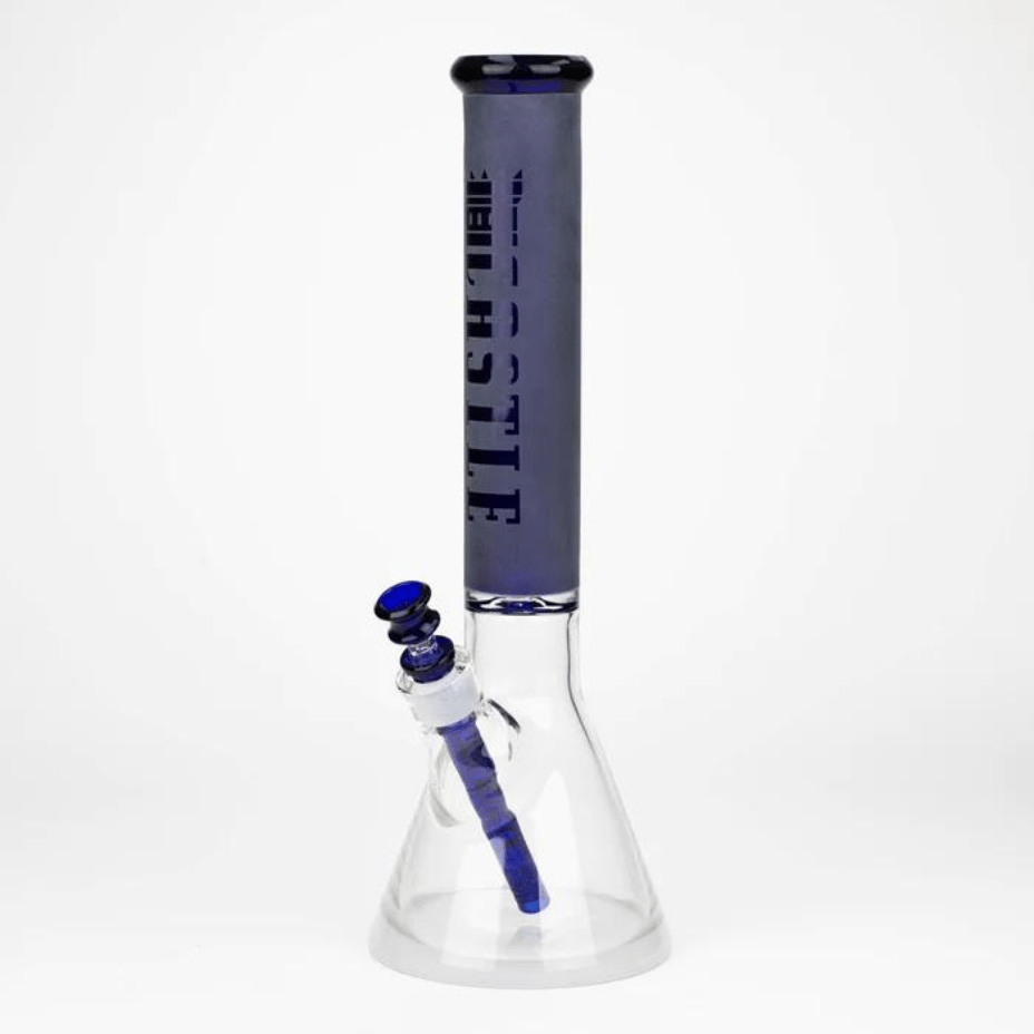 Castle Glassworks Frosted Beaker-16" 16" / Blue Airdrie Vape SuperStore and Bong Shop Alberta Canada