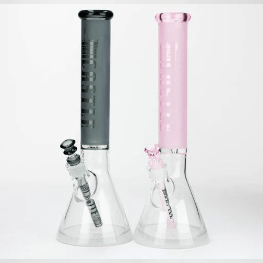 Castle Glassworks Frosted Beaker-16" Airdrie Vape SuperStore and Bong Shop Alberta Canada