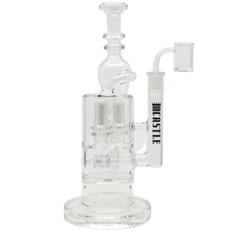 Castle Glassworks Stemless Big Boy Recycler Rig-12" 12" Airdrie Vape SuperStore and Bong Shop Alberta Canada