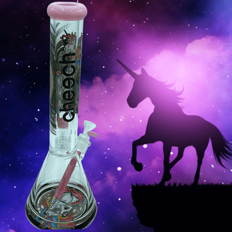 Cheech Glass Beaker Bongs-Airdrie Vape SuperStore Alberta, Canada