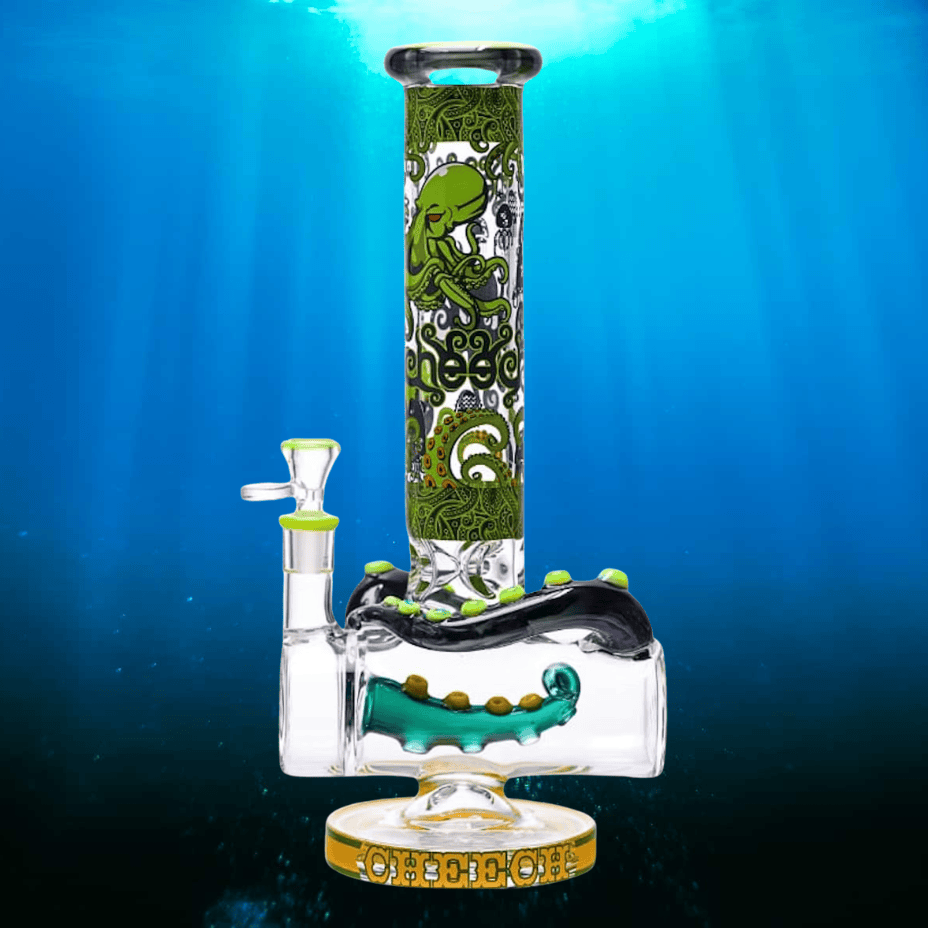 Cheech Glass 7mm Deep Sea Kraken Inline-14" Airdrie Vape SuperStore and Bong Shop Alberta Canada