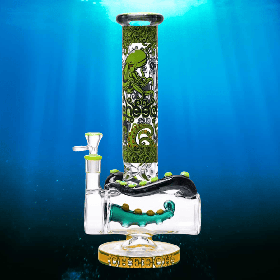 Cheech Glass 7mm Deep Sea Kraken Inline-14" Airdrie Vape SuperStore and Bong Shop Alberta Canada