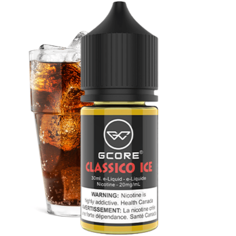Classico Ice Salt by GCore E-Liquid-30ml 20mg / 30ml Airdrie Vape SuperStore and Bong Shop Alberta Canada