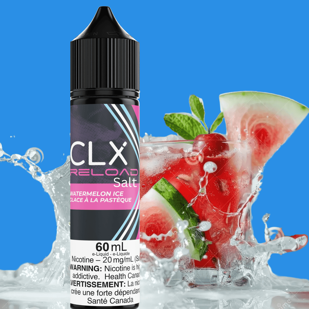 CLX Reload 60ml Salt-Watermelon Ice 60ml / 20mg Airdrie Vape SuperStore and Bong Shop Alberta Canada