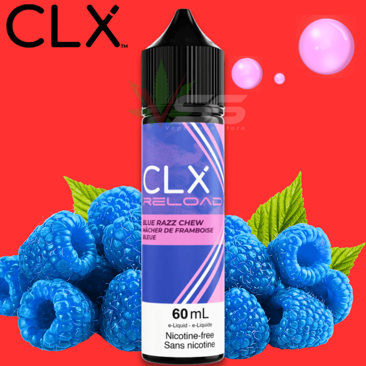 CLX Reload Freebase 60ml-Blue Razz Chew 60ml / 3mg Airdrie Vape SuperStore and Bong Shop Alberta Canada