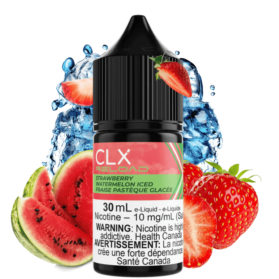 CLX Reload Salts-Strawberry Watermelon Iced 30ml / 10mg Airdrie Vape SuperStore and Bong Shop Alberta Canada