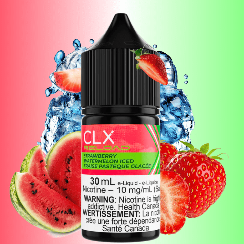 CLX Reload Salts-Strawberry Watermelon Iced Airdrie Vape SuperStore and Bong Shop Alberta Canada