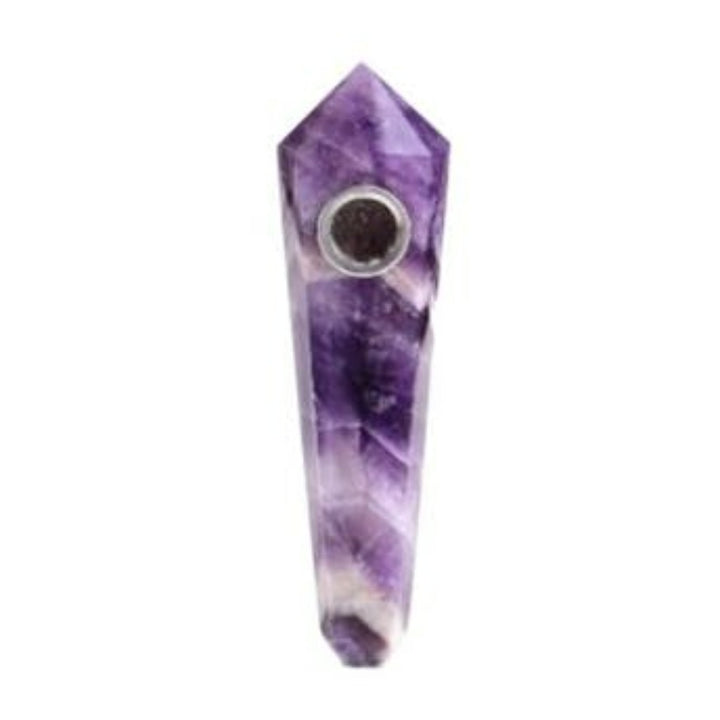 Cotton Candy Quartz Crystal Pipe Amethyst Airdrie Vape SuperStore and Bong Shop Alberta Canada