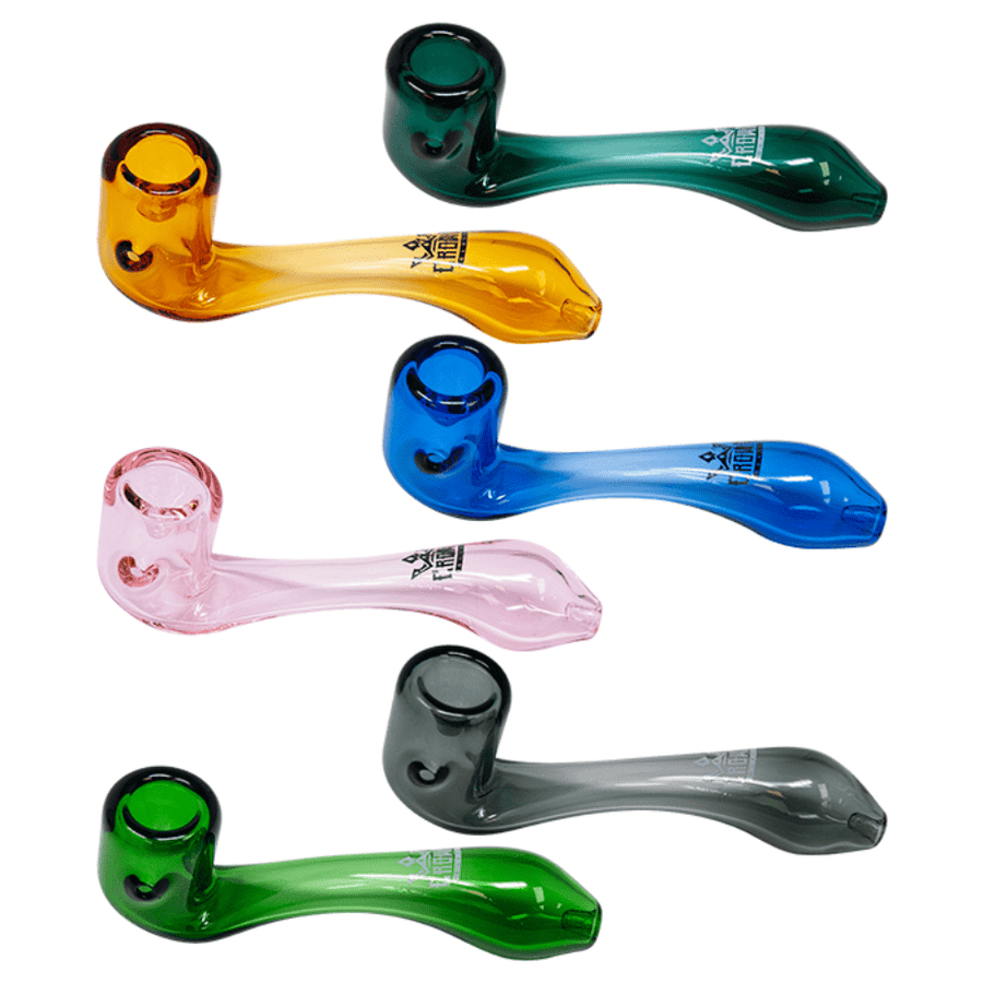 Crown Glass Crown Glass Sherlock Hand Pipe-6" 6" Crown Glass Sherlock Hand Pipe-6"-Airdrie Vape SuperStore & Bong Shop AB, Canada