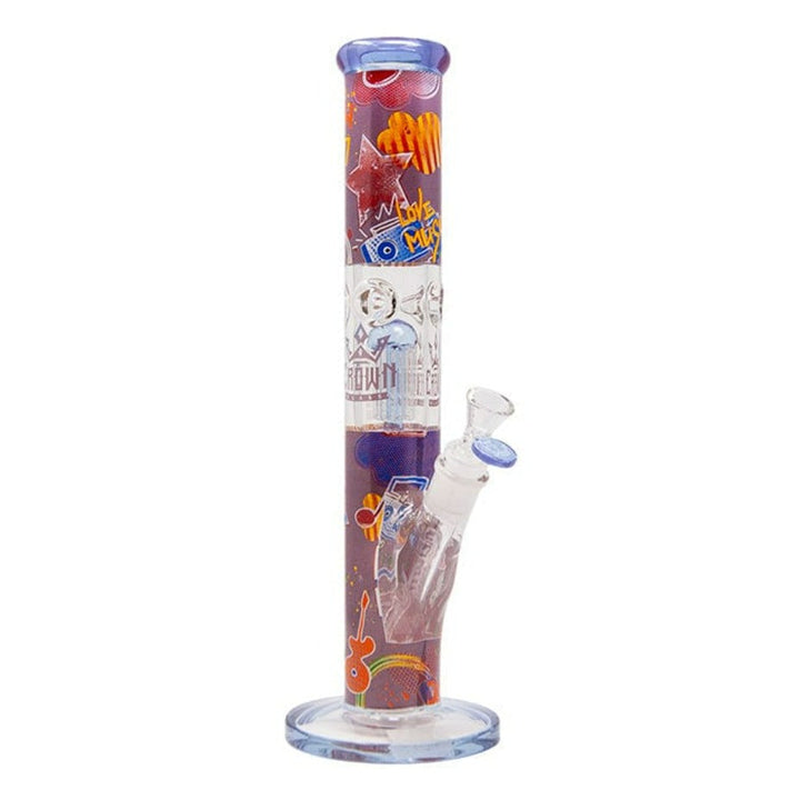 Crown Glass Tree Perc 14" Bongs by The Funk Collection 9mm Blue Airdrie Vape SuperStore and Bong Shop Alberta Canada