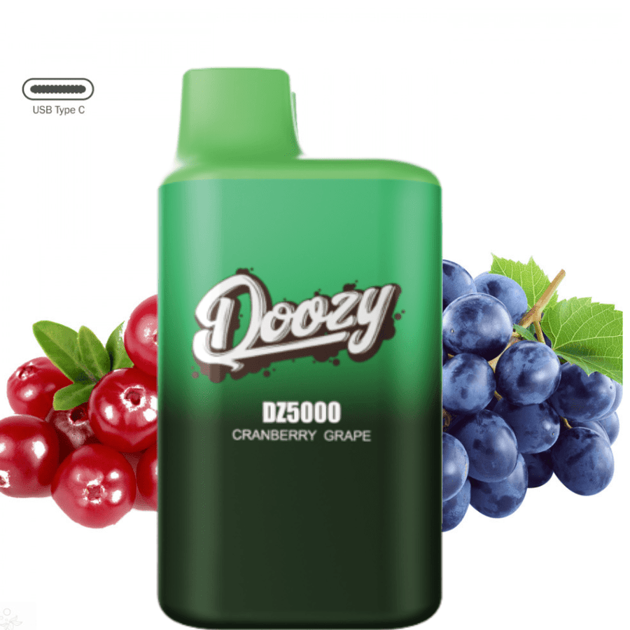 Doozy Doozy DZ5000 Disposable Vape-Cranberry Grape 5000 Puffs / 20mg Doozy DZ5000 Disposable Vape-Cranberry Grape-Airdrie Vape SuperStore 