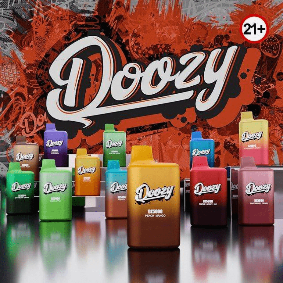 Doozy Doozy DZ5000 Rechargeable Disposable Vape-Cherry Peach 5000 Puffs / 20mg Doozy DZ5000 Rechargeable Disposable Vape-Cherry Peach-Airdrie Vape AB