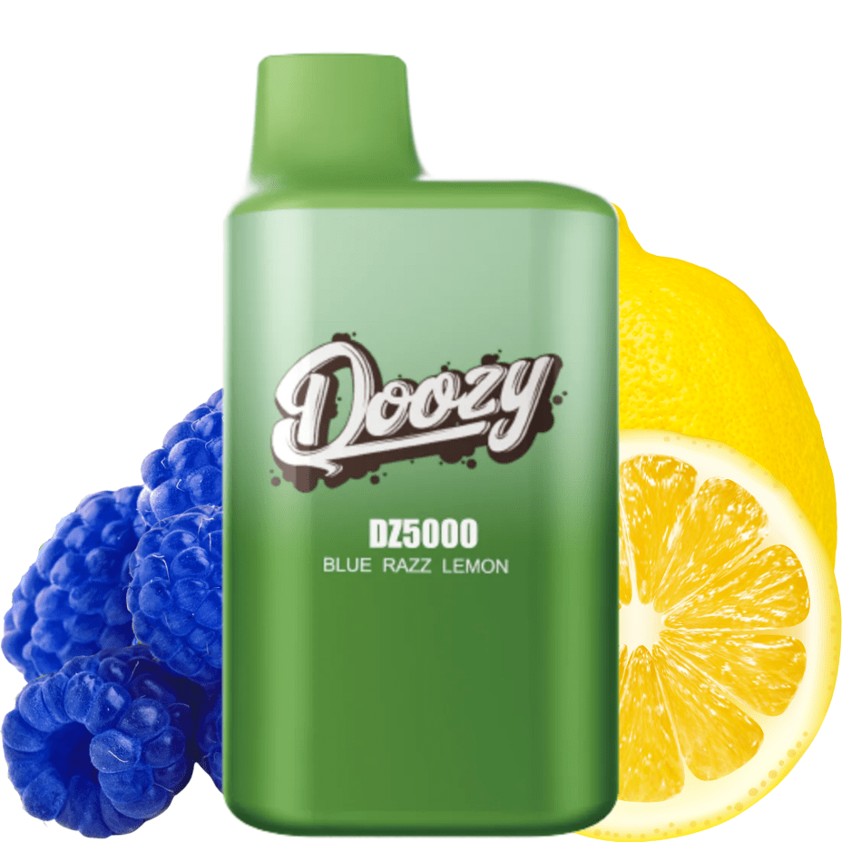 Doozy DZ5000 Rechargeable Disposable Vape-Blue Razz Lemon 5000 Puffs / 20mg Airdrie Vape SuperStore and Bong Shop Alberta Canada