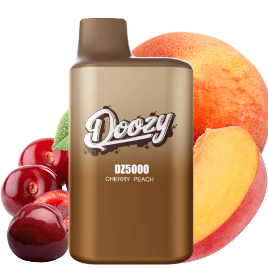 Doozy DZ5000 Rechargeable Disposable Vape-Cherry Peach 5000 Puffs / 20mg Airdrie Vape SuperStore and Bong Shop Alberta Canada