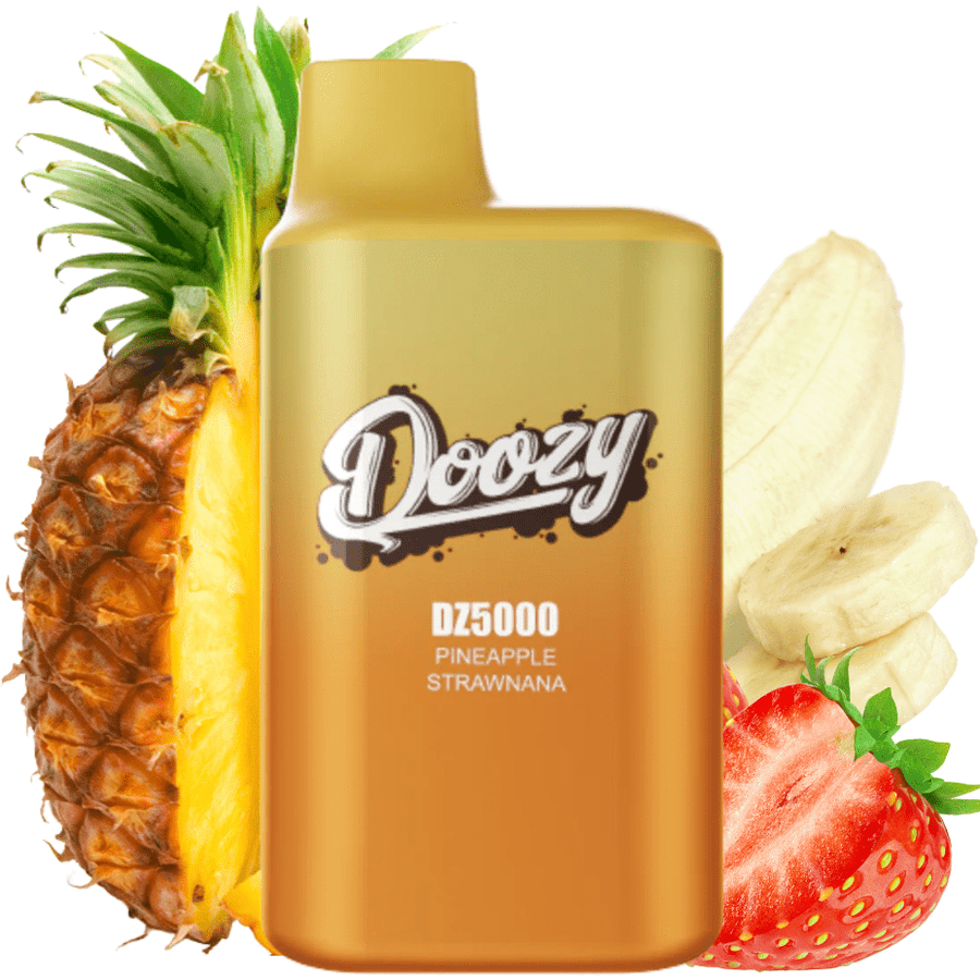 Doozy DZ5000 Rechargeable Disposable Vape-Pineapple Strawnana 5000 Puffs / 20mg Airdrie Vape SuperStore and Bong Shop Alberta Canada