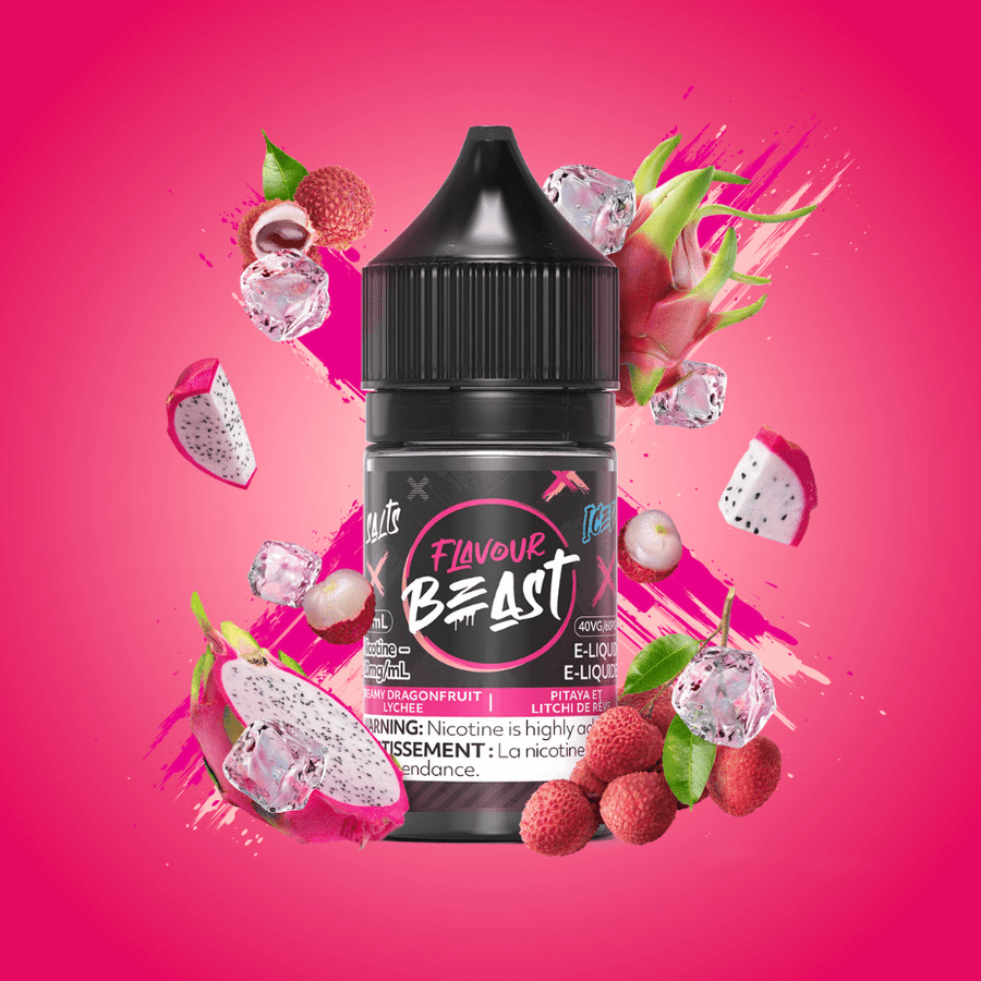 Dreamy Dragonfruit Lychee Iced Salts by Flavour Beast E-Liquid 30ml / 20mg Airdrie Vape SuperStore and Bong Shop Alberta Canada
