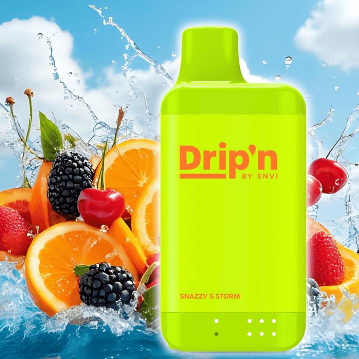 Drip'n by Envi 16K Disposable Vape - Snazzy S Storm 8mL / 16000 Puffs / 20mg Airdrie Vape SuperStore and Bong Shop Alberta Canada