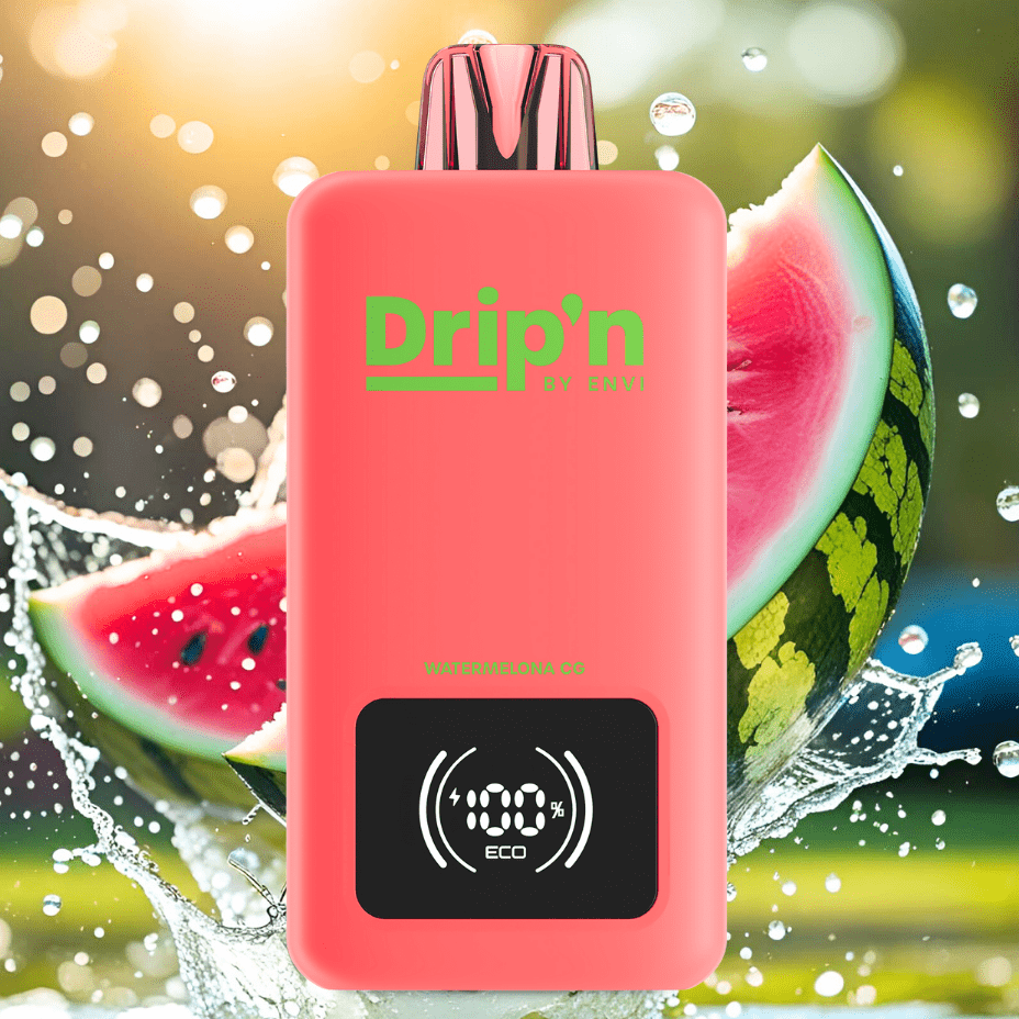 Drip'n by Envi 70K Disposable Vape - Watermelona CG 26mL / 70000 Puffs / 20mg Airdrie Vape SuperStore and Bong Shop Alberta Canada