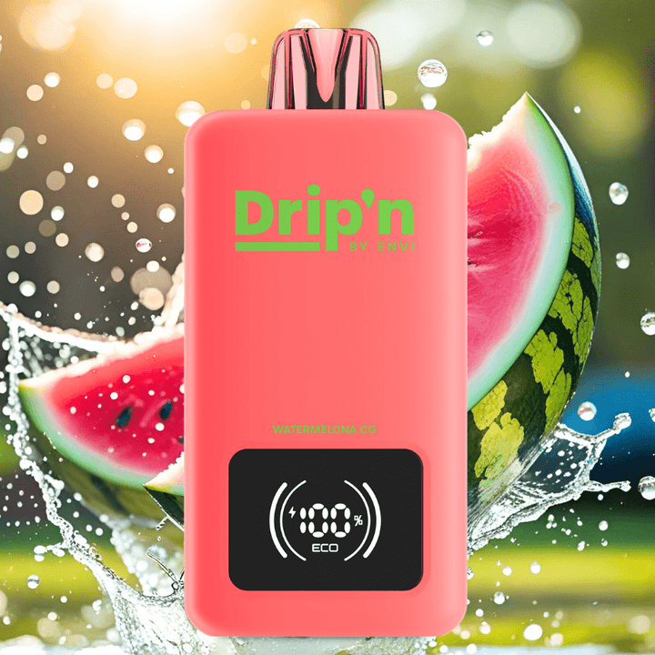 Drip'n by Envi 70K Disposable Vape - Watermelona CG 26mL / 70000 Puffs / 20mg Airdrie Vape SuperStore and Bong Shop Alberta Canada