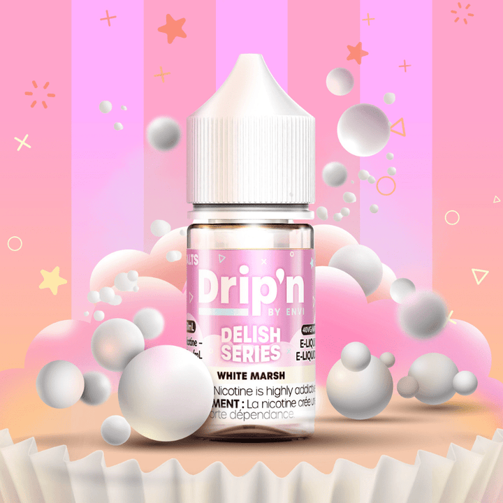 Drip'n by Envi Delish Salt-White Marsh 20mg / 30mL Airdrie Vape SuperStore and Bong Shop Alberta Canada