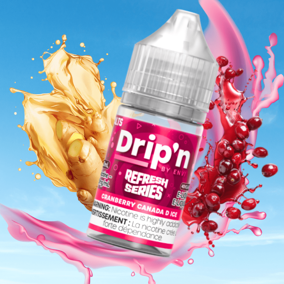 Drip'n by Envi Refresh Salt - Cranberry Canada D Ice - Airdrie Vape SuperStore & Bong Shop Drip'n by Envi Refresh Salt - Cranberry Canada D Ice - Airdrie Vape SuperStore & Bong Shop