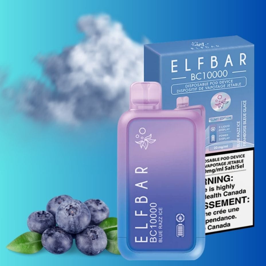 ElfBar BC10000 Disposable Vape-Blue Cloudz Airdrie Vape SuperStore and Bong Shop Alberta Canada