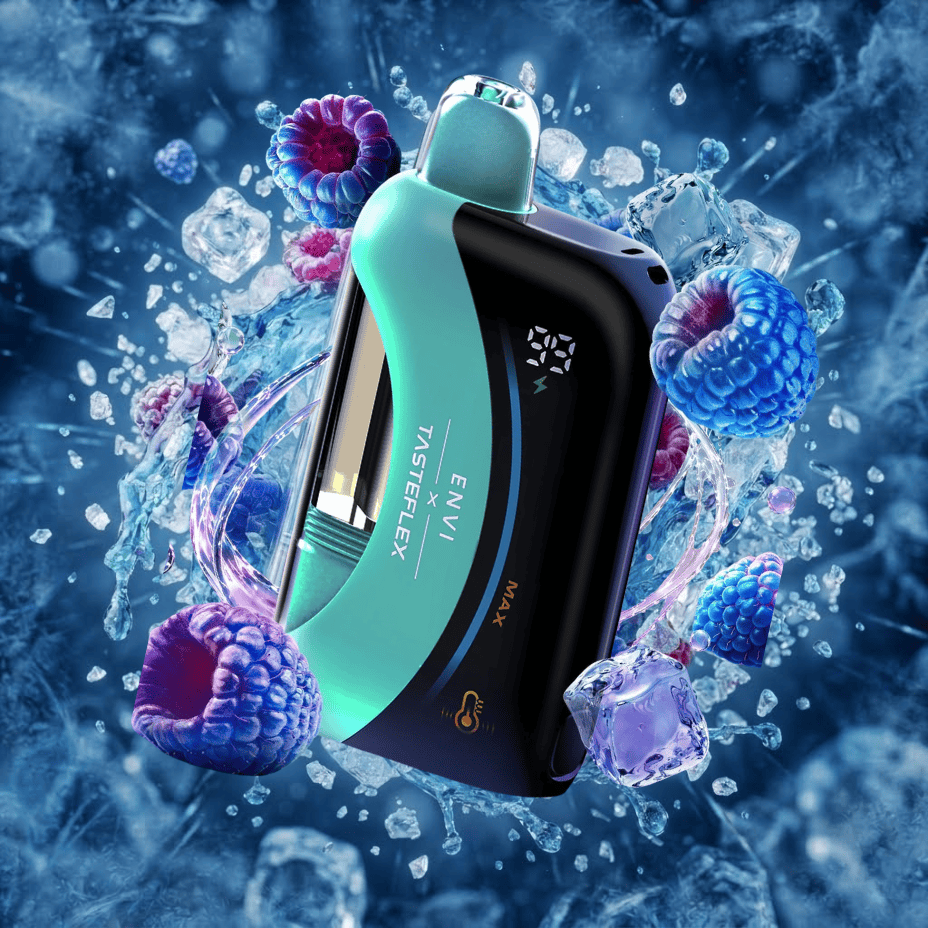ENVI x Tasteflex Cresmo 125k Disposable Vape-Blue Razz Ice Airdrie Vape SuperStore and Bong Shop Alberta Canada