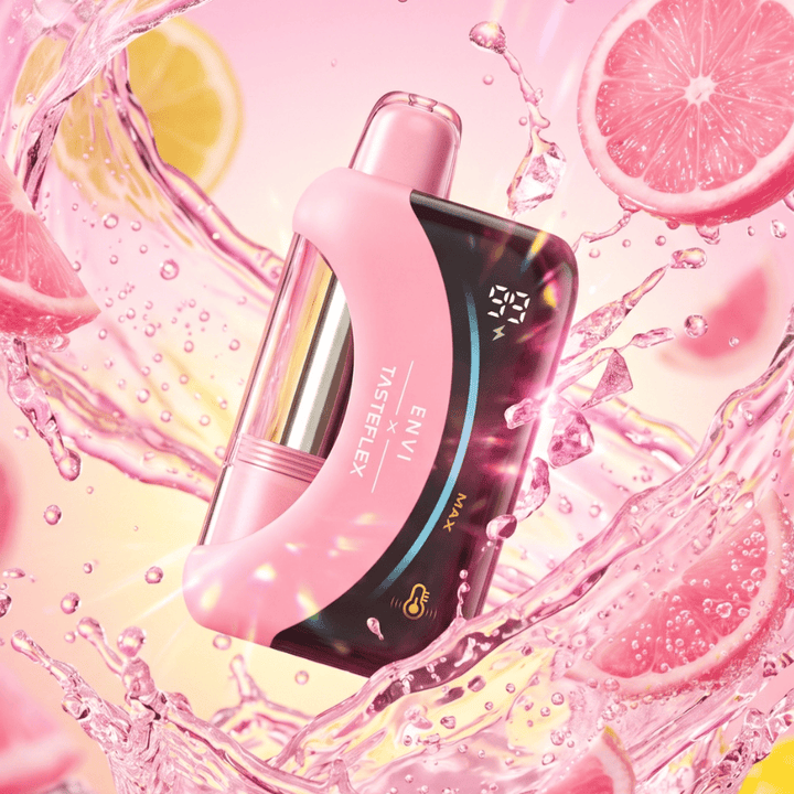 ENVI x Tasteflex Cresmo 125k Disposable Vape-Pink Lemon Ice Airdrie Vape SuperStore and Bong Shop Alberta Canada