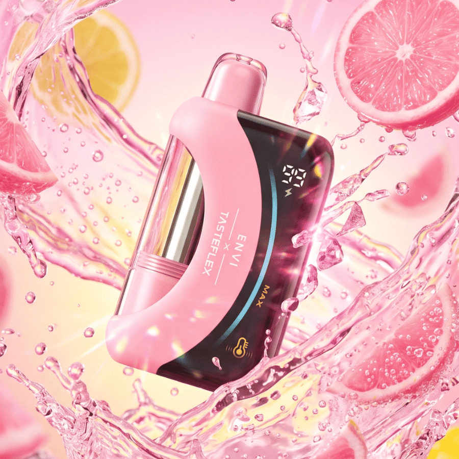 ENVI x Tasteflex Cresmo 125k Disposable Vape-Pink Lemon Ice Airdrie Vape SuperStore and Bong Shop Alberta Canada
