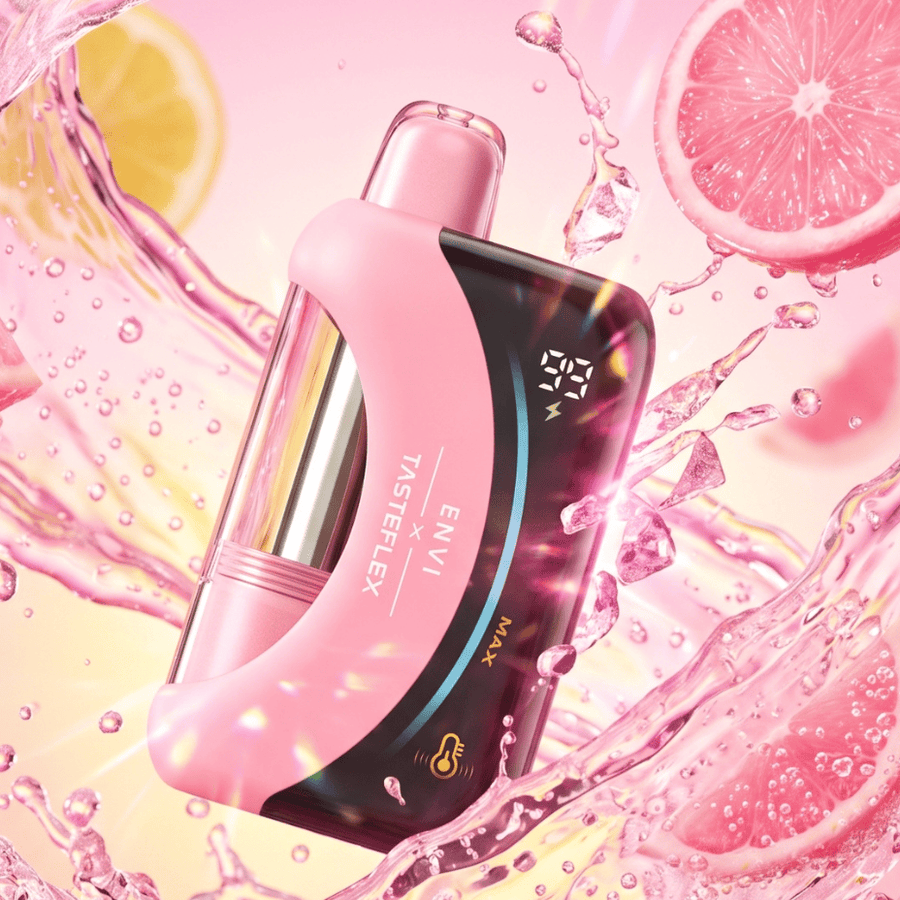 ENVI x Tasteflex Cresmo 125k Disposable Vape-Pink Lemon Ice Airdrie Vape SuperStore and Bong Shop Alberta Canada