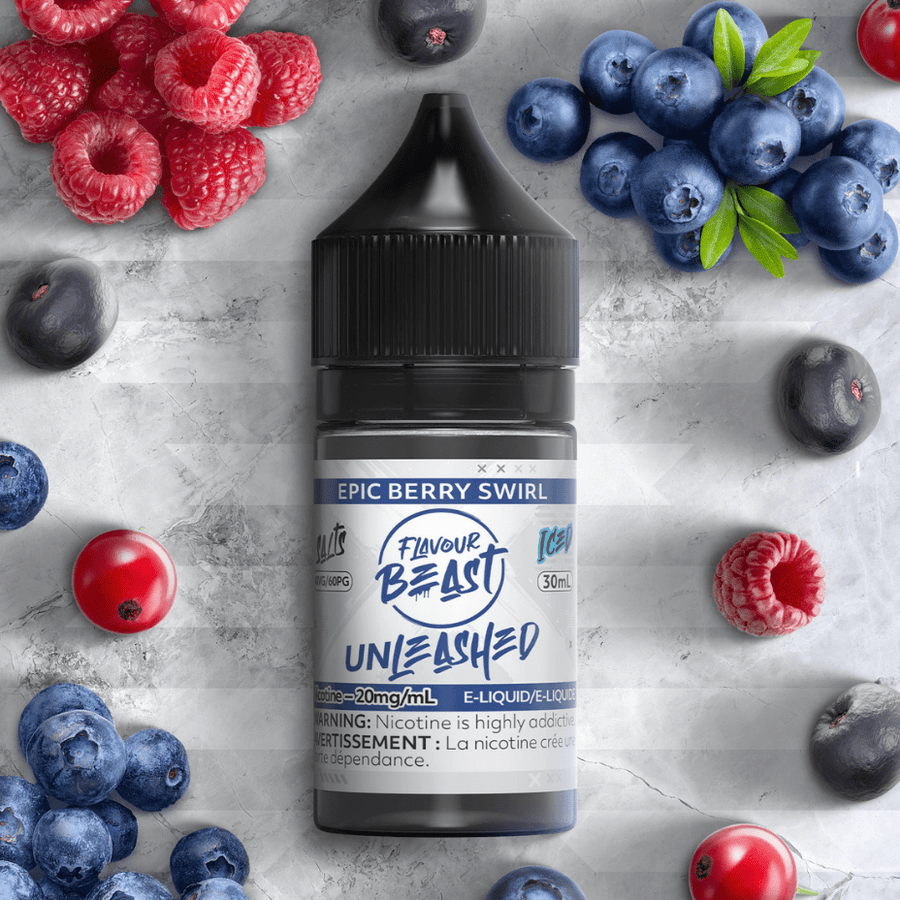 Epic Berry Swirl Salts By Flavour Beast Unleashed E-liquid 30ml / 20mg Airdrie Vape SuperStore and Bong Shop Alberta Canada