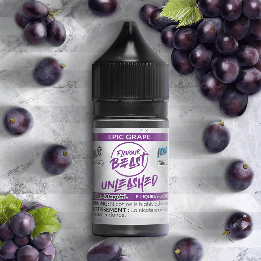 Epic Grape Salts By Flavour Beast Unleashed E-liquid 30ml / 20mg Airdrie Vape SuperStore and Bong Shop Alberta Canada