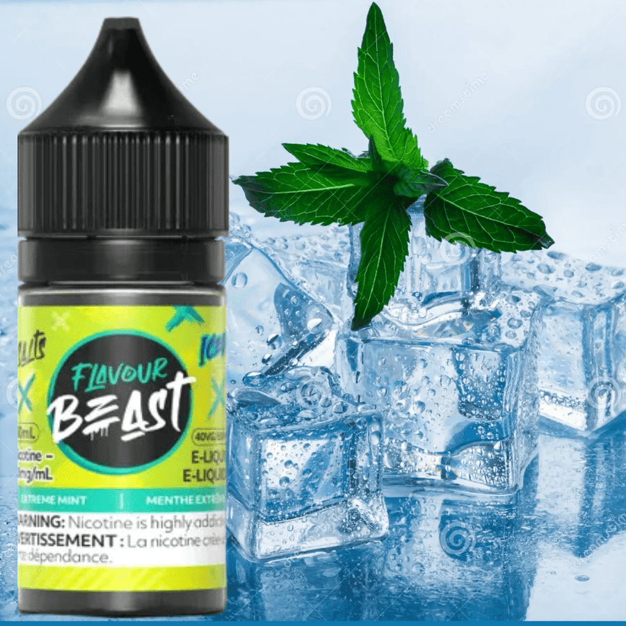 Extreme Mint Iced Salts by Flavour Beast E-Liquid 30ml / 20mg Airdrie Vape SuperStore and Bong Shop Alberta Canada