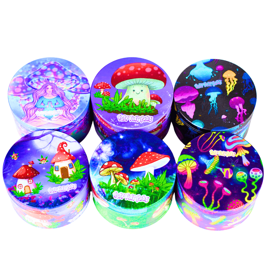 coton vape Fairytale 4 Piece Zinc Grinder - 2.5