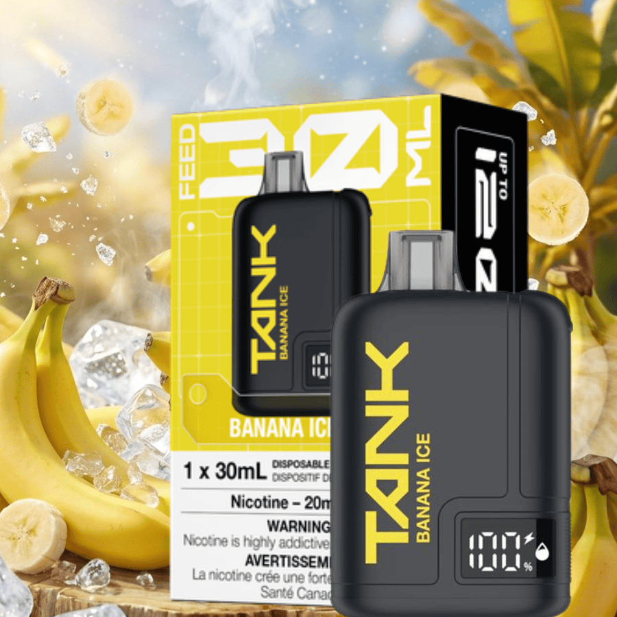 Feed Tank 120k Disposable Vape-Banana Ice Airdrie Vape SuperStore and Bong Shop Alberta Canada