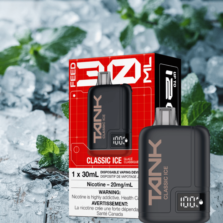 Feed Tank 120k Disposable Vape-Classic Ice 120000 Puffs / 20mg Airdrie Vape SuperStore and Bong Shop Alberta Canada