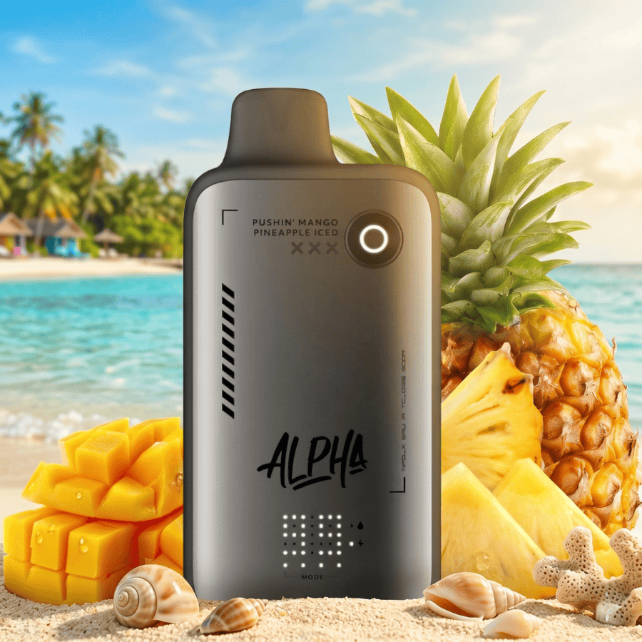 Flavour Beast Alpha 80K Disposable Vape-Pushin' Mango Pineapple Iced Airdrie Vape SuperStore and Bong Shop Alberta Canada
