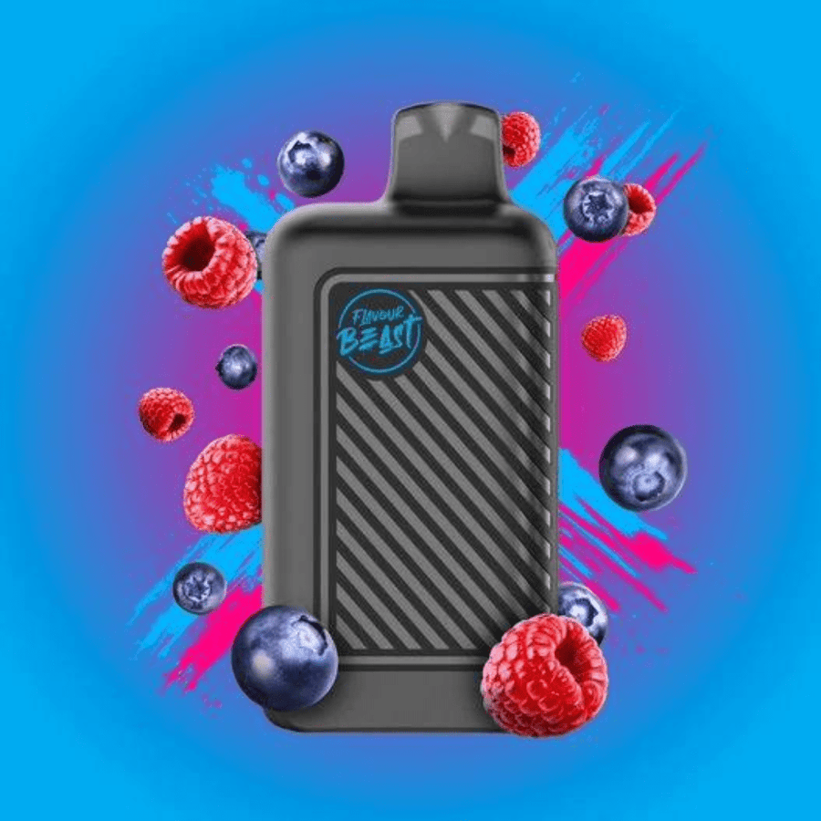 Flavour Beast Beast Mode 8K Disposable-Bomb Blue Razz 20mg / 8000 Puffs Airdrie Vape SuperStore and Bong Shop Alberta Canada