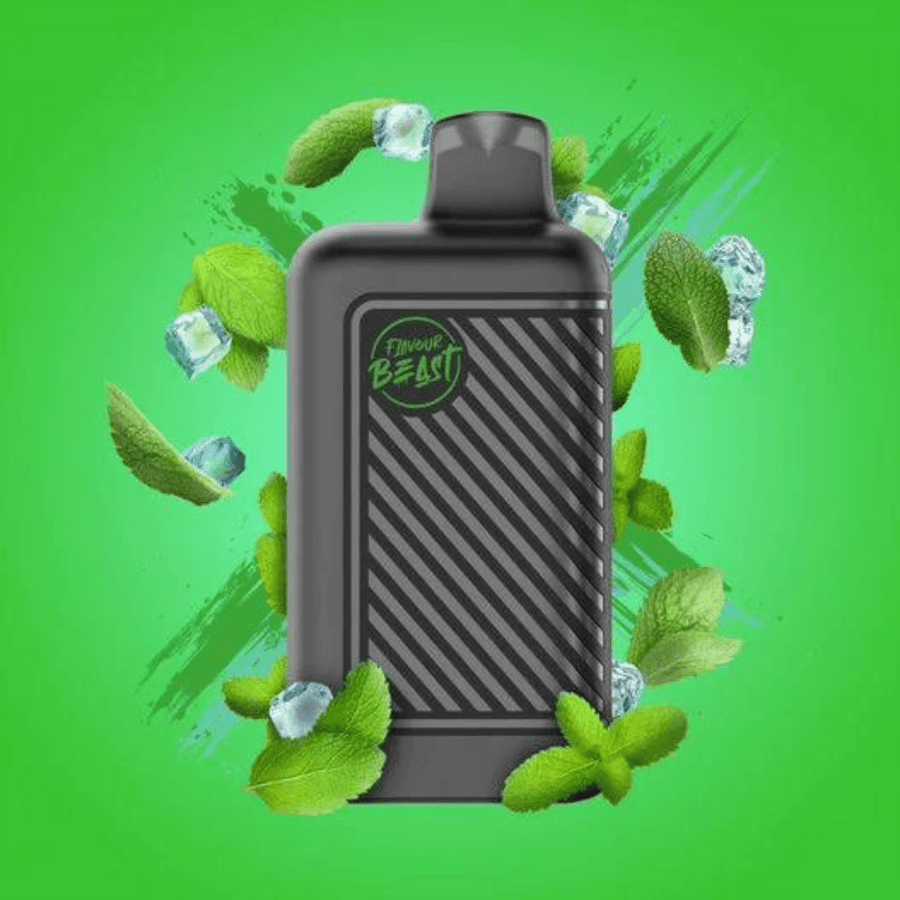 Flavour Beast Beast Mode 8K Disposable-Super Spearmint Iced 20mg / 8000 Puffs Airdrie Vape SuperStore and Bong Shop Alberta Canada