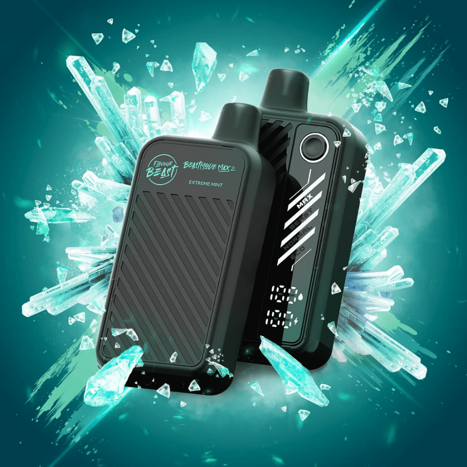 Flavour Beast Beast Mode Max 2 50k Disposable Vape - Extreme Mint Iced 20mg / 50000 Puffs Airdrie Vape SuperStore and Bong Shop Alberta Canada