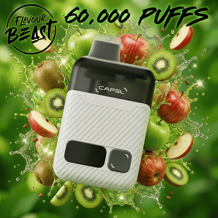 Flavour Beast CAPSL AFX17 60K Disposable Vape-Apple Kiwi Ice Airdrie Vape SuperStore and Bong Shop Alberta Canada