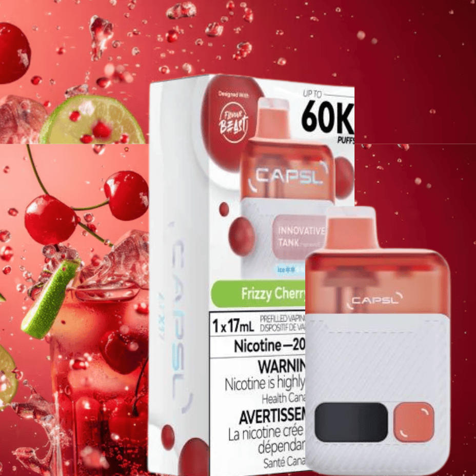 Flavour Beast CAPSL AFX17 60K Disposable Vape-Frizzy Cherry Lime Airdrie Vape SuperStore and Bong Shop Alberta Canada