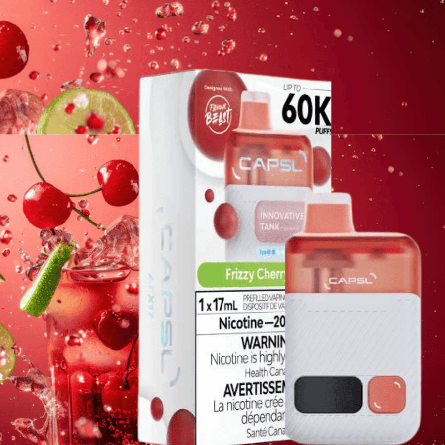 Flavour Beast CAPSL AFX17 60K Disposable Vape-Frizzy Cherry Lime Airdrie Vape SuperStore and Bong Shop Alberta Canada