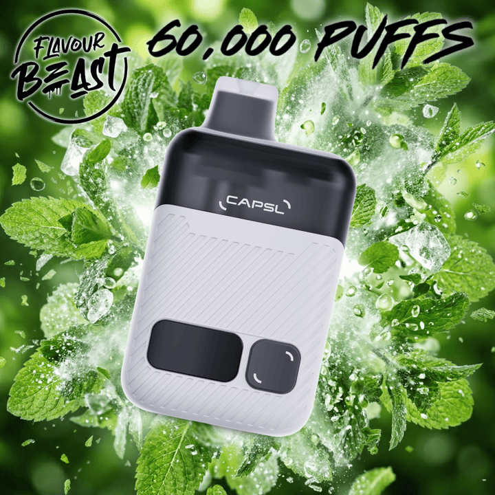 Flavour Beast CAPSL AFX17 60K Disposable Vape-Peppermint Ice Airdrie Vape SuperStore and Bong Shop Alberta Canada