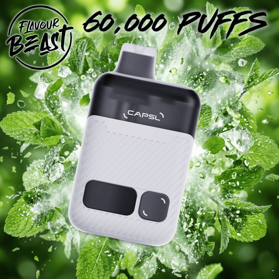 Flavour Beast CAPSL AFX17 60K Disposable Vape-Peppermint Ice Airdrie Vape SuperStore and Bong Shop Alberta Canada