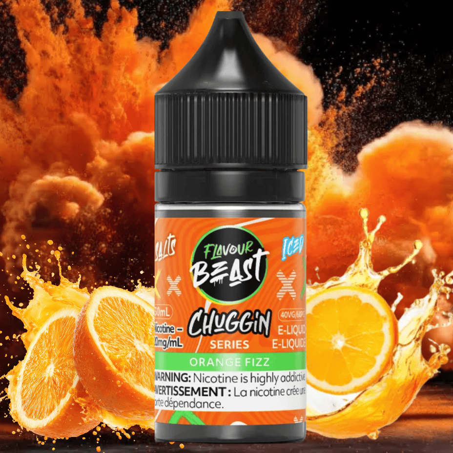 Flavour Beast Chuggin' Salt-Orange Fizz 30ml / 20mg Airdrie Vape SuperStore and Bong Shop Alberta Canada
