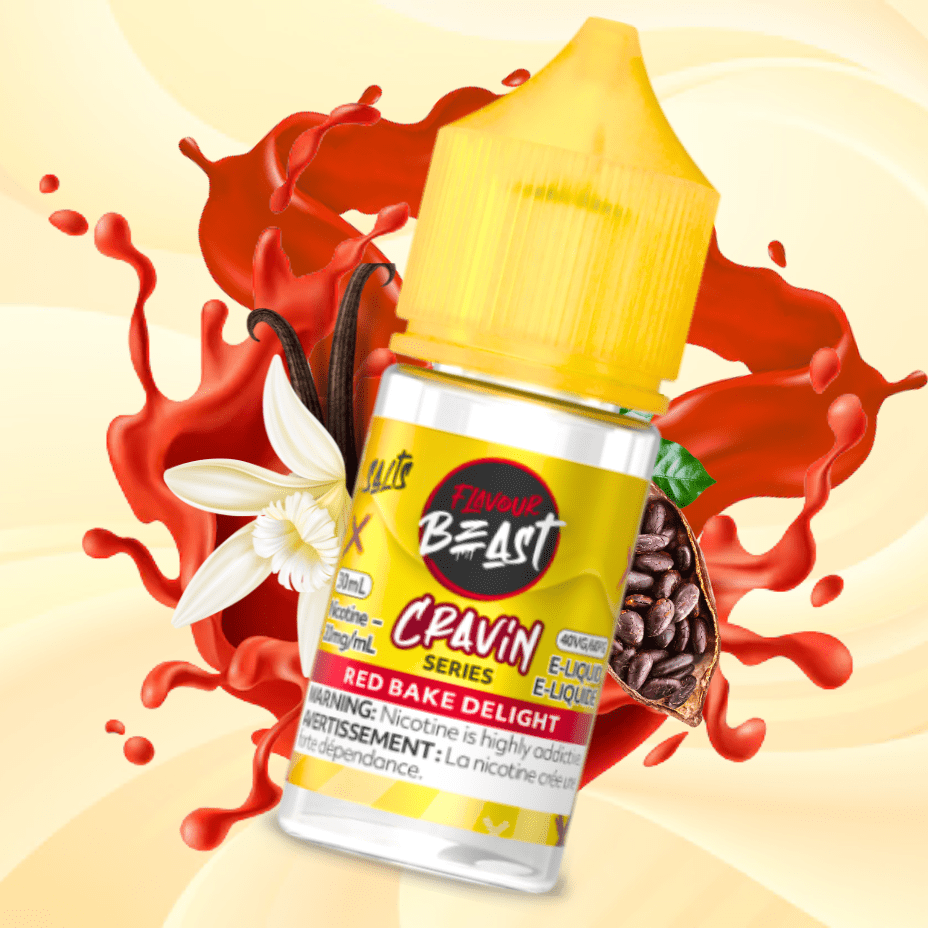 Flavour Beast Cravin' Salts-Red Bake Delight 20mg / 30mL Airdrie Vape SuperStore and Bong Shop Alberta Canada